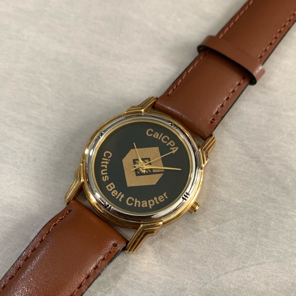 CAL CPA Citrus Belt Chapter Vintage Leather Watch TimeCaL Japan Quartz - Picture 3 of 7